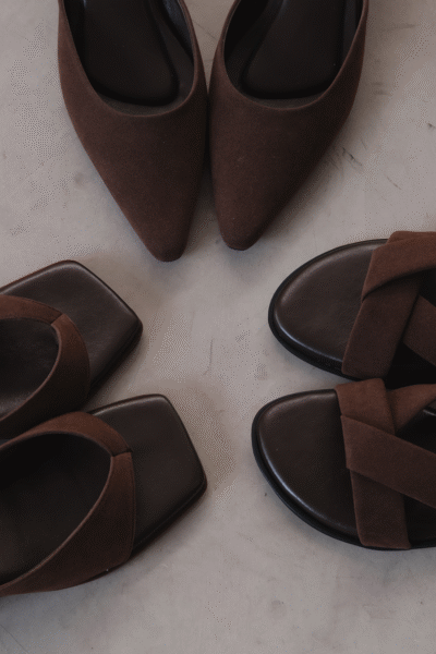 Dark Brown Suede Series